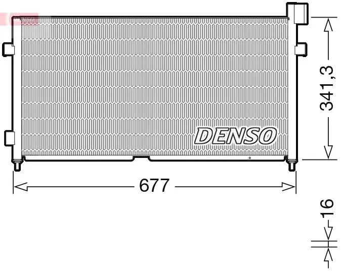 20515136 Thermal Condenser Unit | DCN99056 DENSO