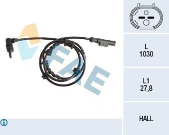 46845597 Tekerlek Hiz Sensörü - ABS Lancia Ypsilon | 78246 FAE