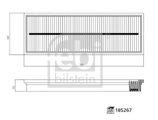 RE195491 Kabin Filtresi John Deere | 185267 FEBI
