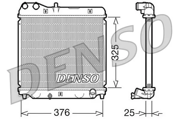 19010PWAQ01 Su Radyatörü | DRM40015 DENSO