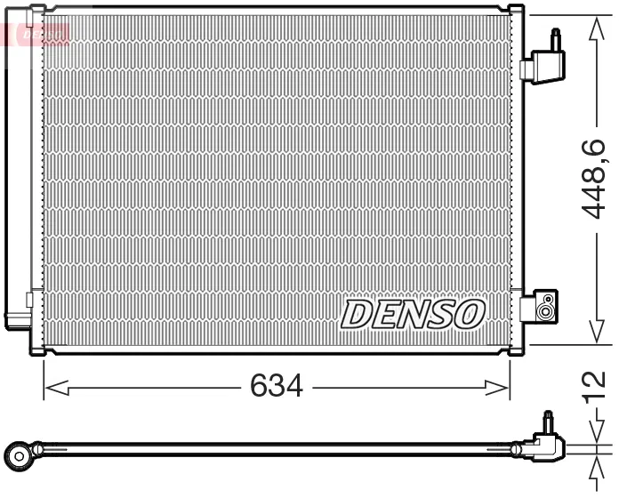0995000201 Klima Radyatörü | DCN17031 DENSO