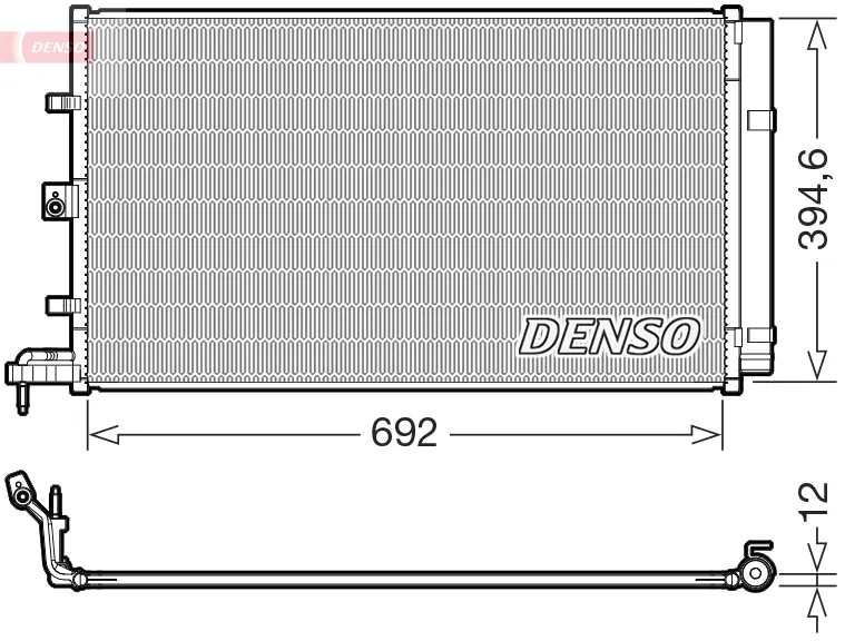 JN1119710AD Klima Radyatörü | DCN10063 DENSO