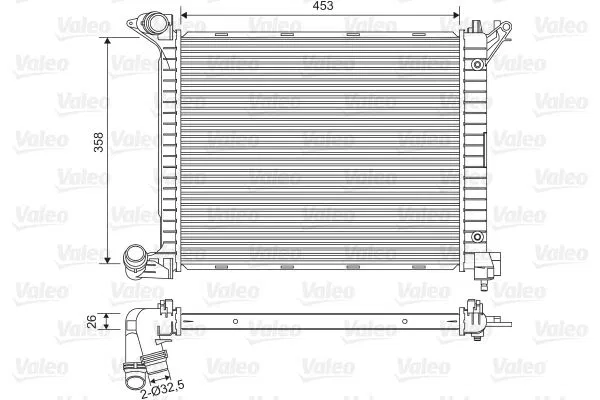 17117788753 Radyatör Mini One D | 734329 VALEO