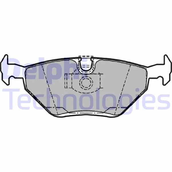 34216761281 Fren Balata BMW 5 | LP1107 DELPHI
