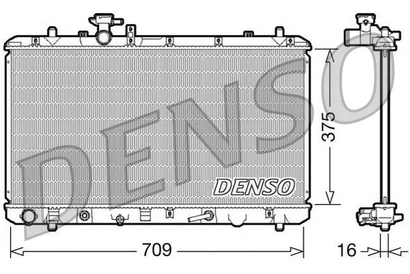 1770079J10 Su Radyatörü Suzuki SX4 | DRM47024 DENSO