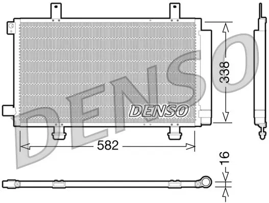71747380 Klima Radyatörü Suzuki SX4 | DCN47002 DENSO