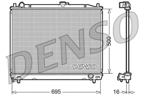 MN135948 Su Radyatörü | DRM45008 DENSO