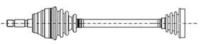 7E0407271AA Aks VW Transporter T6 | 655-1414 CIFAM