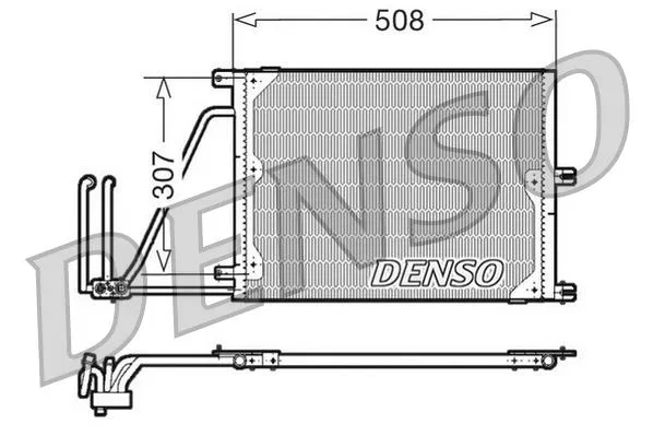 1850061 Klima Radyatörü Opel Vectra B | DCN20030 DENSO