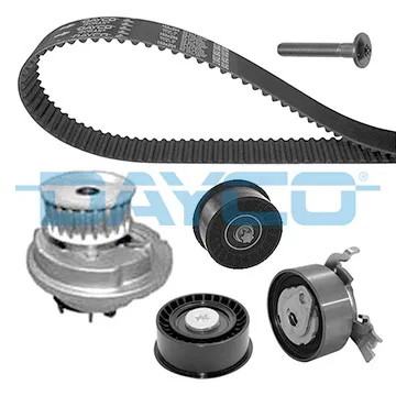 95518060 Triger Gergi Seti + Devirdaım ( Opel Astra G H Corsa C Combo 1.6 Vectra C ) | KTBWP3610 DAYCO