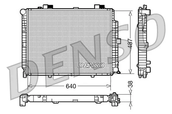 2105000103 Su Radyatörü Mercedes-Benz E-Class T-Model | DRM17086 DENSO