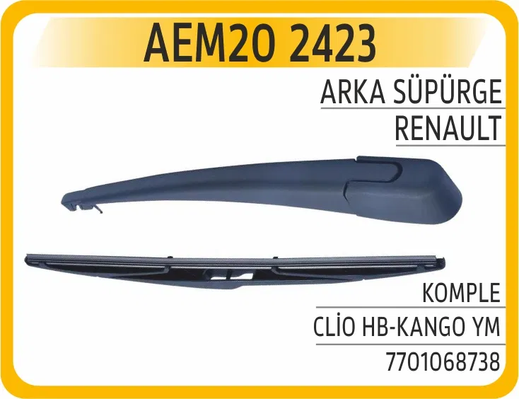 7701068738 Arka Süpürge Komple Renault Clio Hb-Kango Ym | 2423 AEM