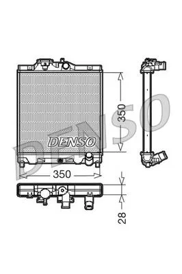 19010P30G01 Su Radyatörü | DRM40004 DENSO
