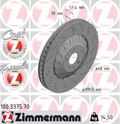 4KE615301 Fren Disk | 100.3375.70 ZIMMERMANN