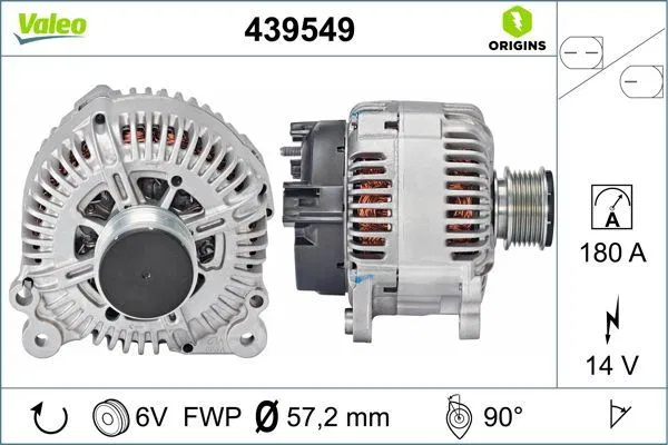 03G903016A Alternatör VW Group | 439549 VALEO