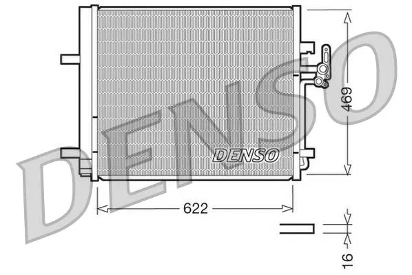 LR034171 Klima Radyatörü | DCN10016 DENSO