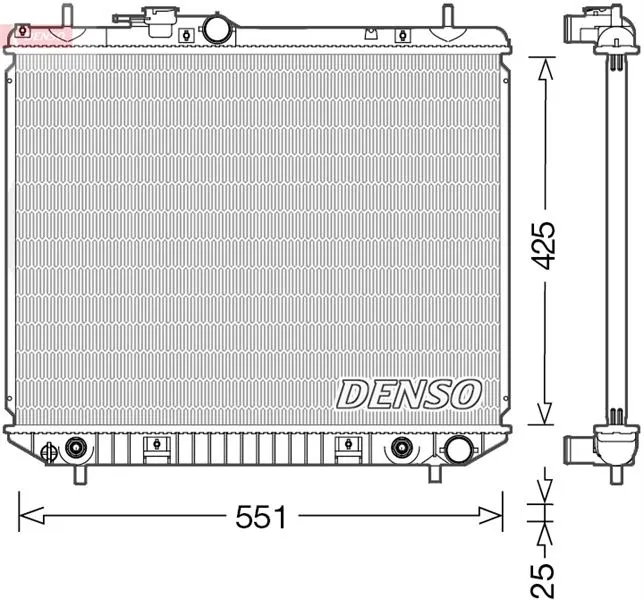 1640087411 Su Radyatörü Daihatsu Terios | DRM35005 DENSO