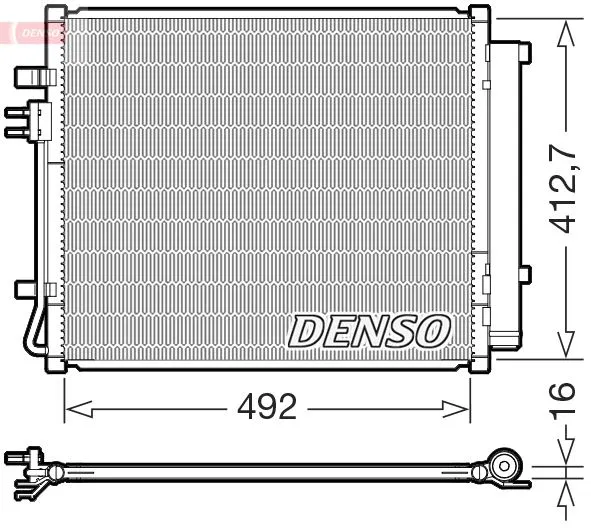 97606P2000 Klima Radyatörü | DCN43015 DENSO