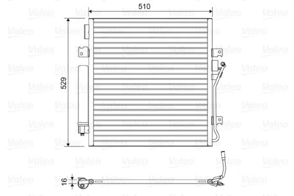 68003971AC Klima Kompresörü Jeep Nitro, Liberty | 814163 VALEO