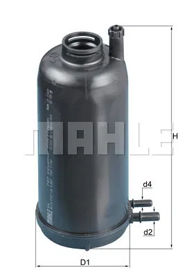 42555920 Yakıt Filtresi (Kutu) Iveco Daily 06-14 2.3 | KL707D MAHLE