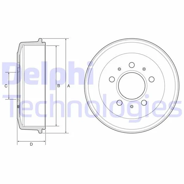 4839109000 Fren Kampanası Ssangyong Kyron | BF603 DELPHI