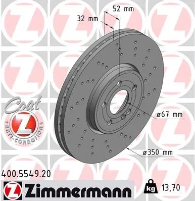 1774211000 Fren Disk | 400.5549.20 ZIMMERMANN