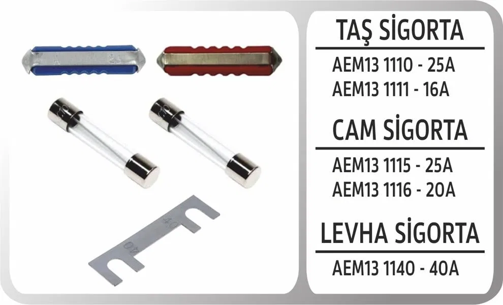 1140 Levha Sigorta 40A | AEM