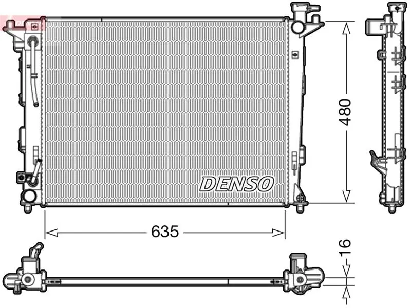 253102Y510 Su Radyatörü | DRM41005 DENSO