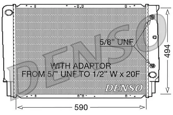 1397561 Su Radyatörü | DRM33054 DENSO