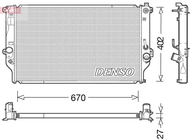 1640026411 Su Radyatörü | DRM50092 DENSO