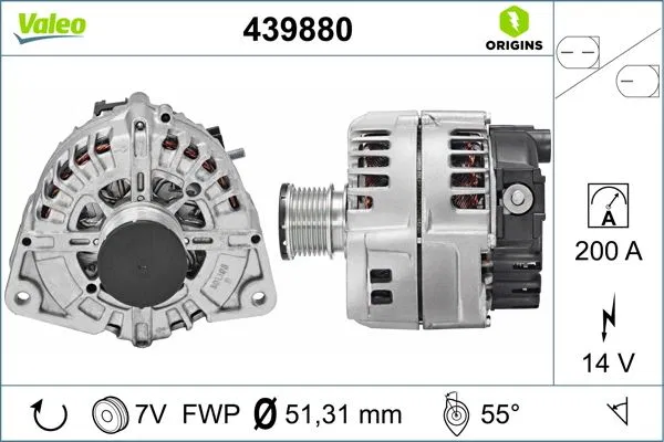 A0009063701 Alternatör Daımler | 439880 VALEO