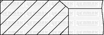 8200176582 Motor Segman (Std) (69MM) KANGOO-CLIO-TWINGO 1.2 D | 91-09150-000 YENMAK