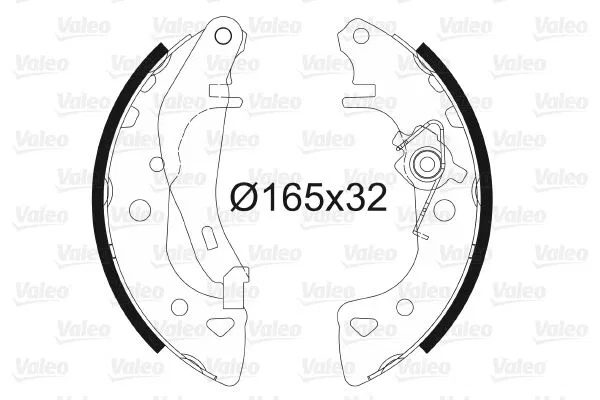 4241.E7 Kampana Balata ( Peugeot 106 / 205 / 1.4 Citroen Saxo ) | 562044 VALEO