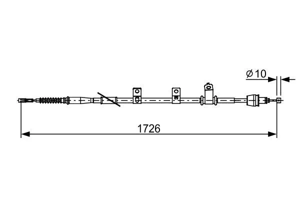 597602S200 Fren Teli Hyundai ix35 | 1987482618 BOSCH