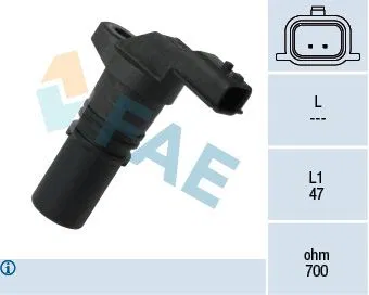 A6079050300 Sensör Krank Devir Clio IV / Megane III / Fluence / Kangoo / Logan / Dokker / Duster / Sandero / Kadjar 1.5DCI | 79318 FAE