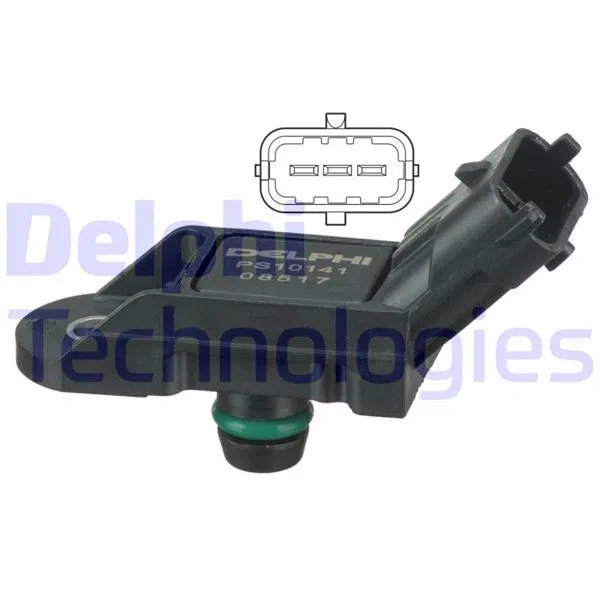 55206796 Map Sensörü Alfa Romeo 147, Fiat Doblo, Idea, Marea, Multıpla, Panda, Punto, Stilo, Strada, Nissan Primastar, Renault Avantıme, Espace, Laguna, Traf | PS10141 DELPHI