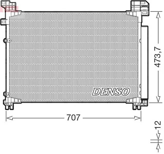 8846048230 Thermal Condenser Unit | DCN51020 DENSO