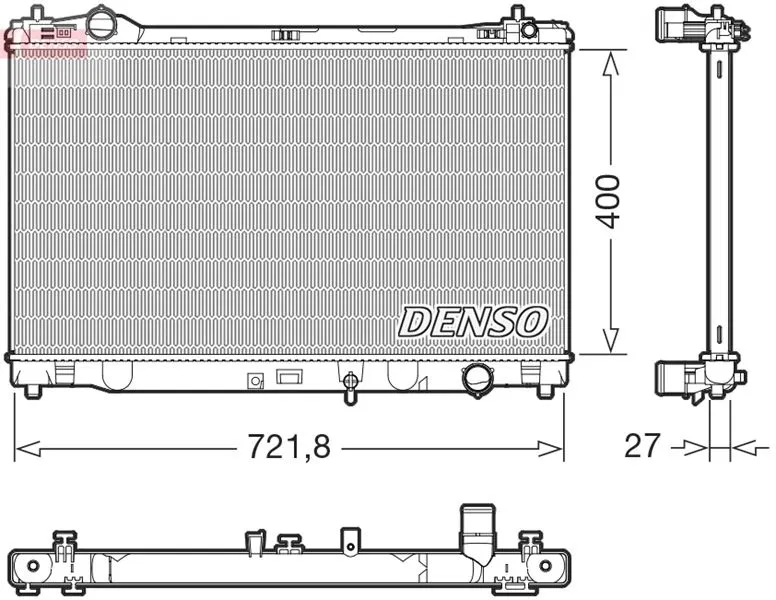 1640036130 Motor Su Radyatörü | DRM51021 DENSO