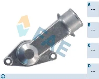 90234805 Termostat Yuvası Astra F Corsa B | 54326 FAE