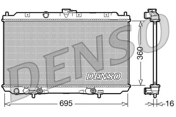 21460AV700 Su Radyatörü Nissan Primera | DRM46024 DENSO