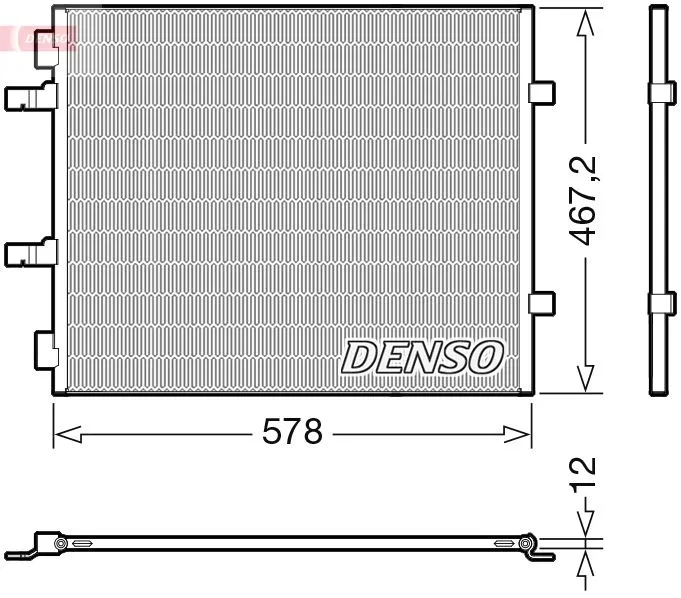 4419021 Klima Radyatörü Opel Vivaro A | DCN20042 DENSO