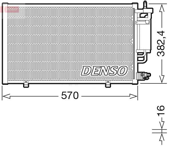 AP3119710BA Klima Radyatörü Ford Fiesta VI | DCN10051 DENSO