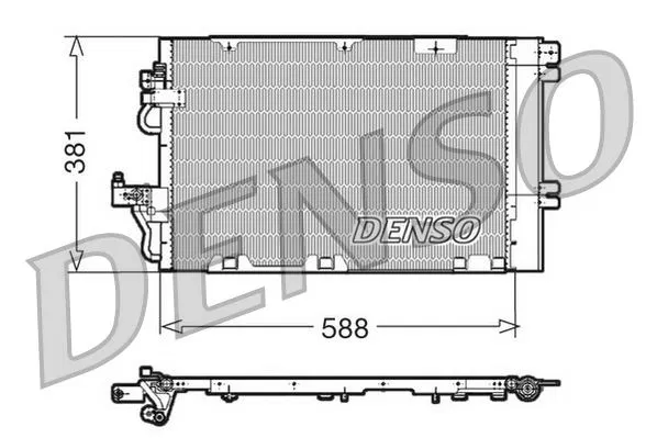 93178960 Klima Radyatörü Opel Astra H | DCN20010 DENSO