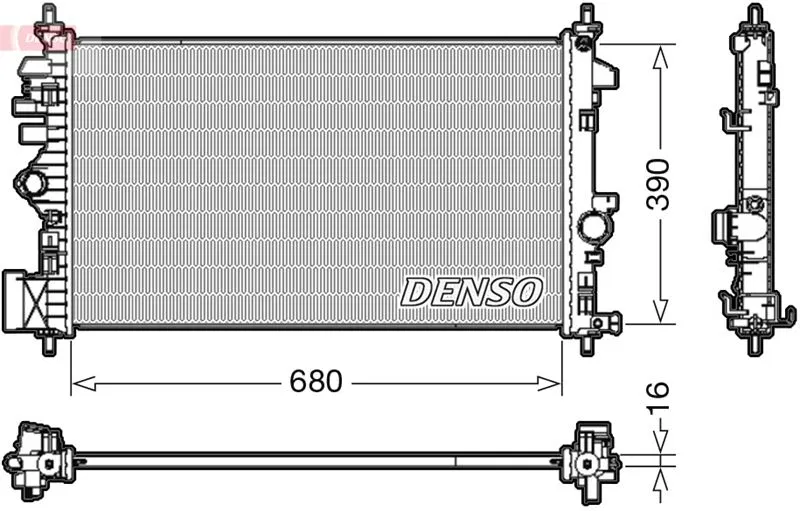 1300292 Su Radyatörü | DRM20110 DENSO