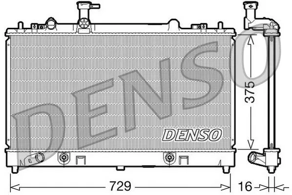 L33315200 Su Radyatörü | DRM44024 DENSO