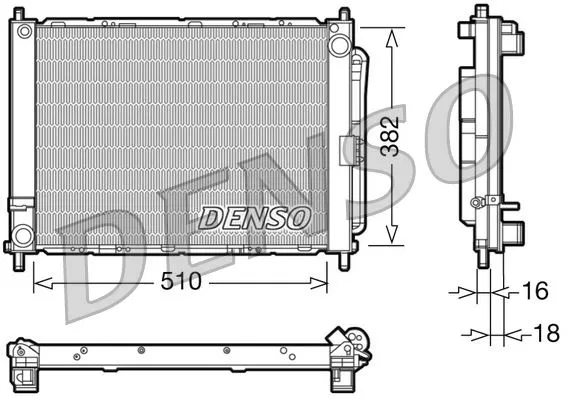 8200221498 Su Radyatörü Renault Clio III | DRM23102 DENSO