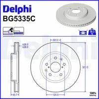 1521089100 Fren Diski Ön Byd Seal 23- | BG5335C DELPHI