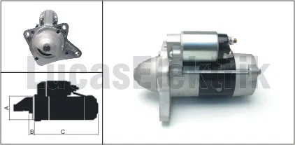 XM34 11002 CA Marş Motoru Ford Ranger 98- Mazda B-2500 98- | LES0285 LUCAS