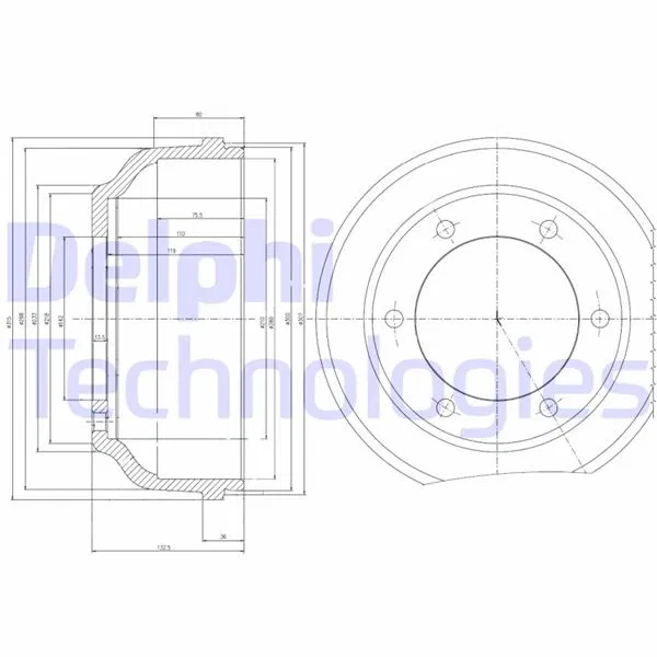 YC1W1126ED Fren Kampanası Ford Transit | BF467 DELPHI