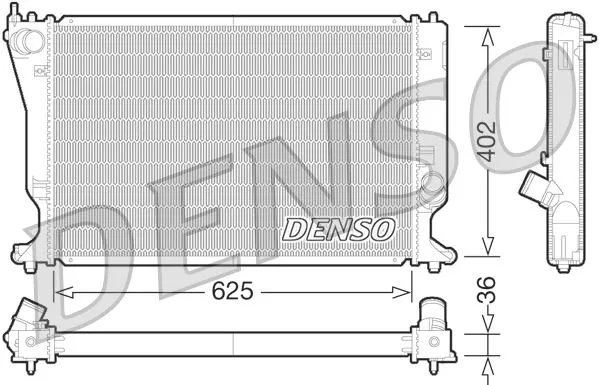 164000R010 Su Radyatörü Toyota Avensis | DRM50073 DENSO